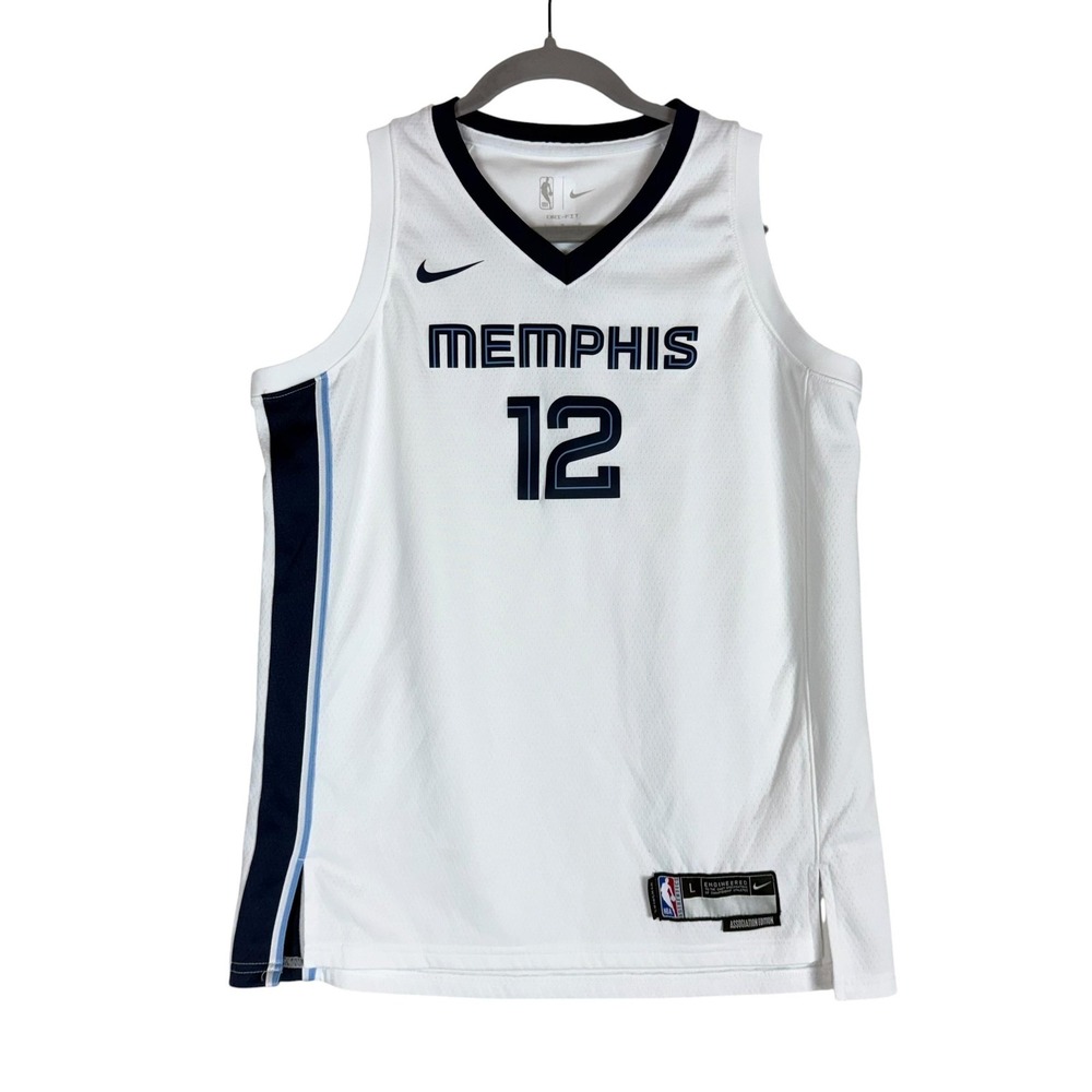Memphis Grizzlies Jersey‎ Boys Large White NBA Basketball Nike Ja Morant 12